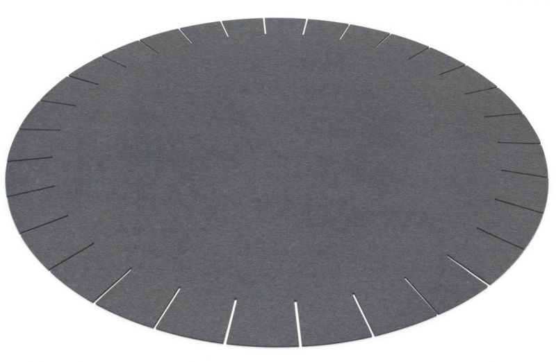 Carpet Franse Round 150 cm Hey Sign Anthracite